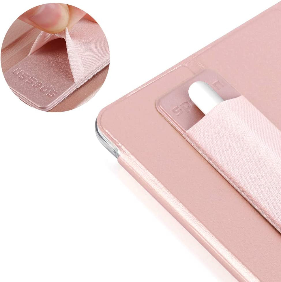 Spessn Compatible for Pencil Holder Sticker, Elastic Lycra Stylus Pocket Ipad Screen Pen Protective Pouch Adhesive Sleeve for Pencil - Rose Gold  Spessn   