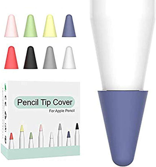 Onecut 8 Pcs Silicone Pencil Nib/Tip Protector Cap for Drawing Noiseless Compatible for Apple Pencil 1St/2Nd Replacement Non-Slip Writing Nib/Tip Protector (Mixed Color)  OneCut   