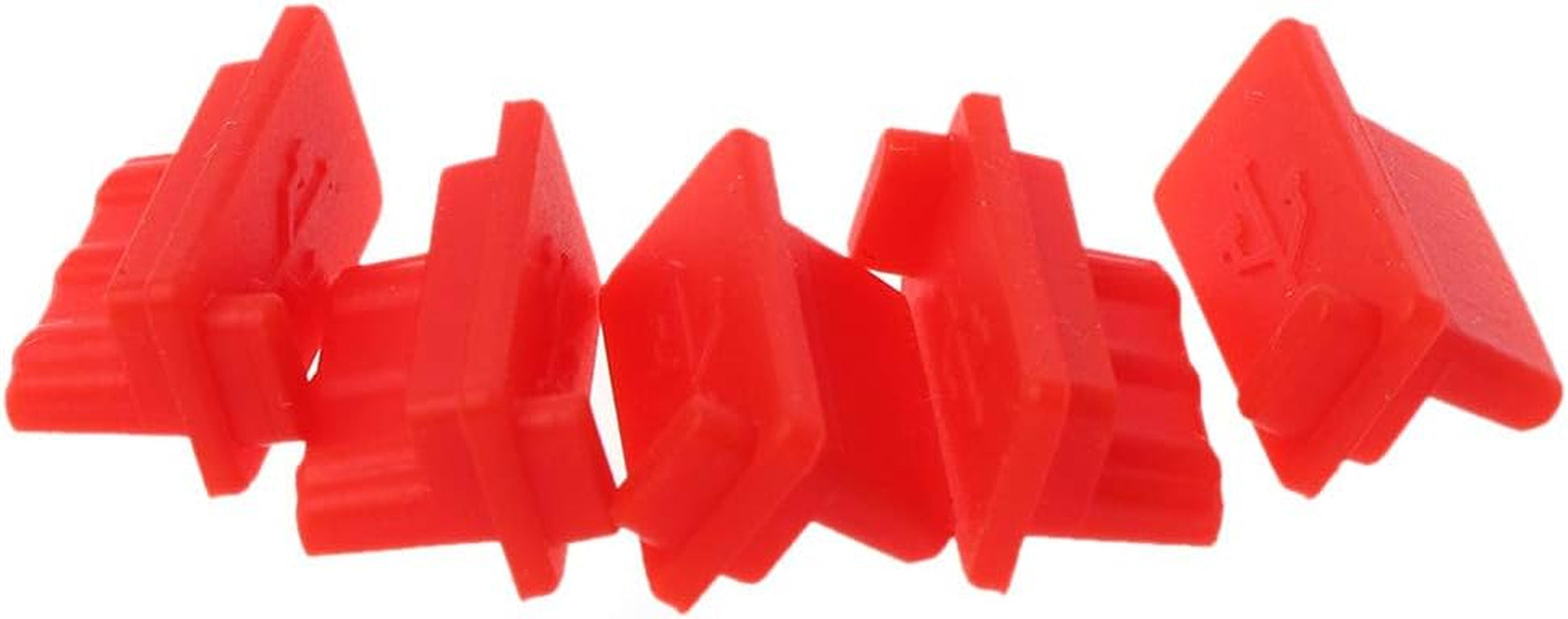 XISAOK 5PCS USB Dust Plug Charger Port Cover Cap Female Jack Interface Universal Silicone Dustproof Protector Tablet PC Notebook Laptop Powerbank Dust Plugs Black  XISAOK   