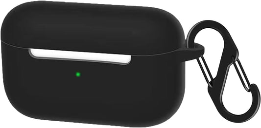 VAEKNVG Silicone Case for Echo Buds 2Nd Gen, Shockproof Protective Earbuds Cover with Carabiner Accessories(Black)  VAEKNVG   