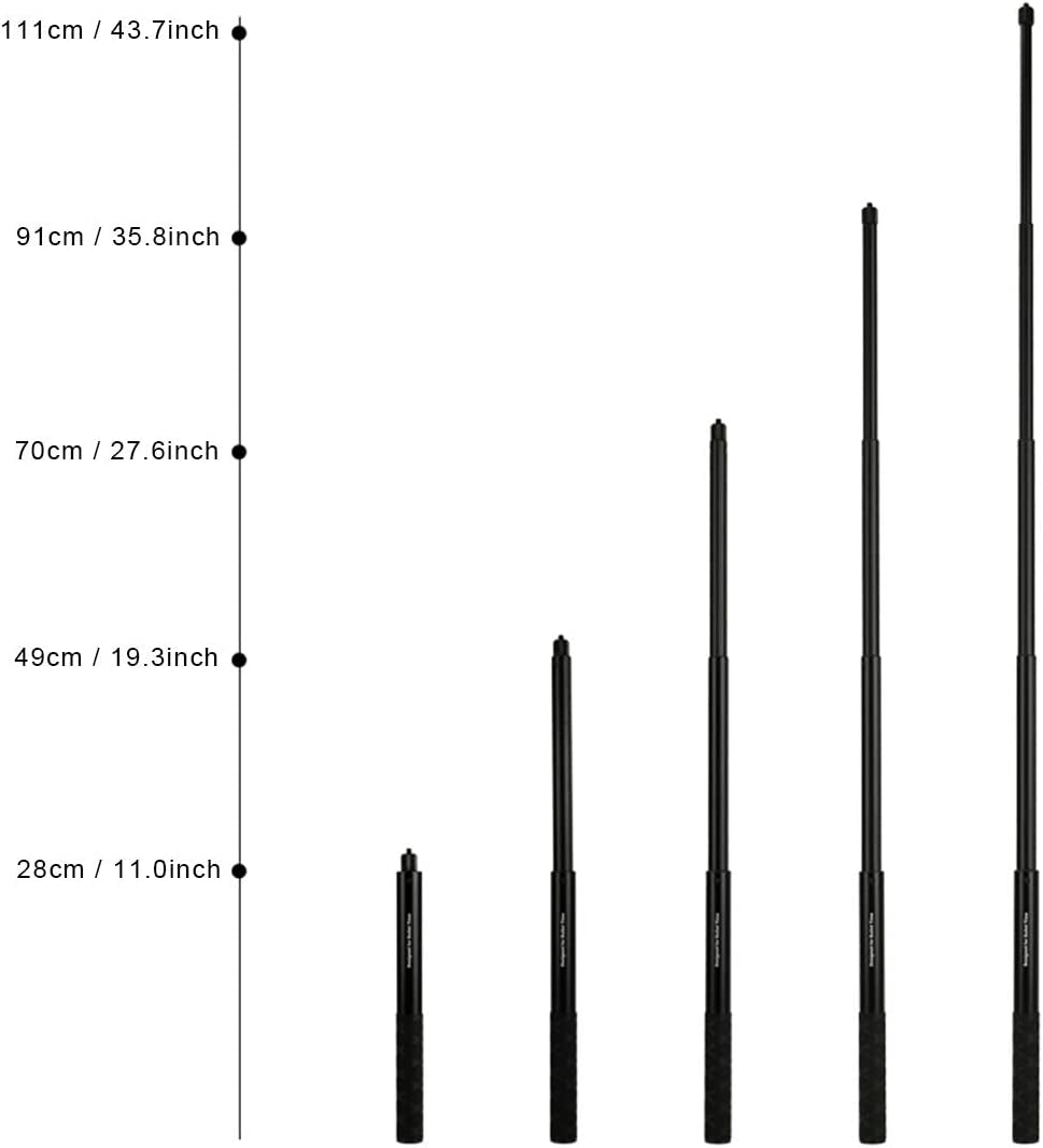 Ieago RC Extended Selfie Stick Invisible Bullet Time Cord Rotatable Handle with Integrated Tripod for Insta360 X3 / ONE X2 / ONE X/ONE/GO 2 / ONE R/ONE Rs/Gopro Series Camera  iEago RC   