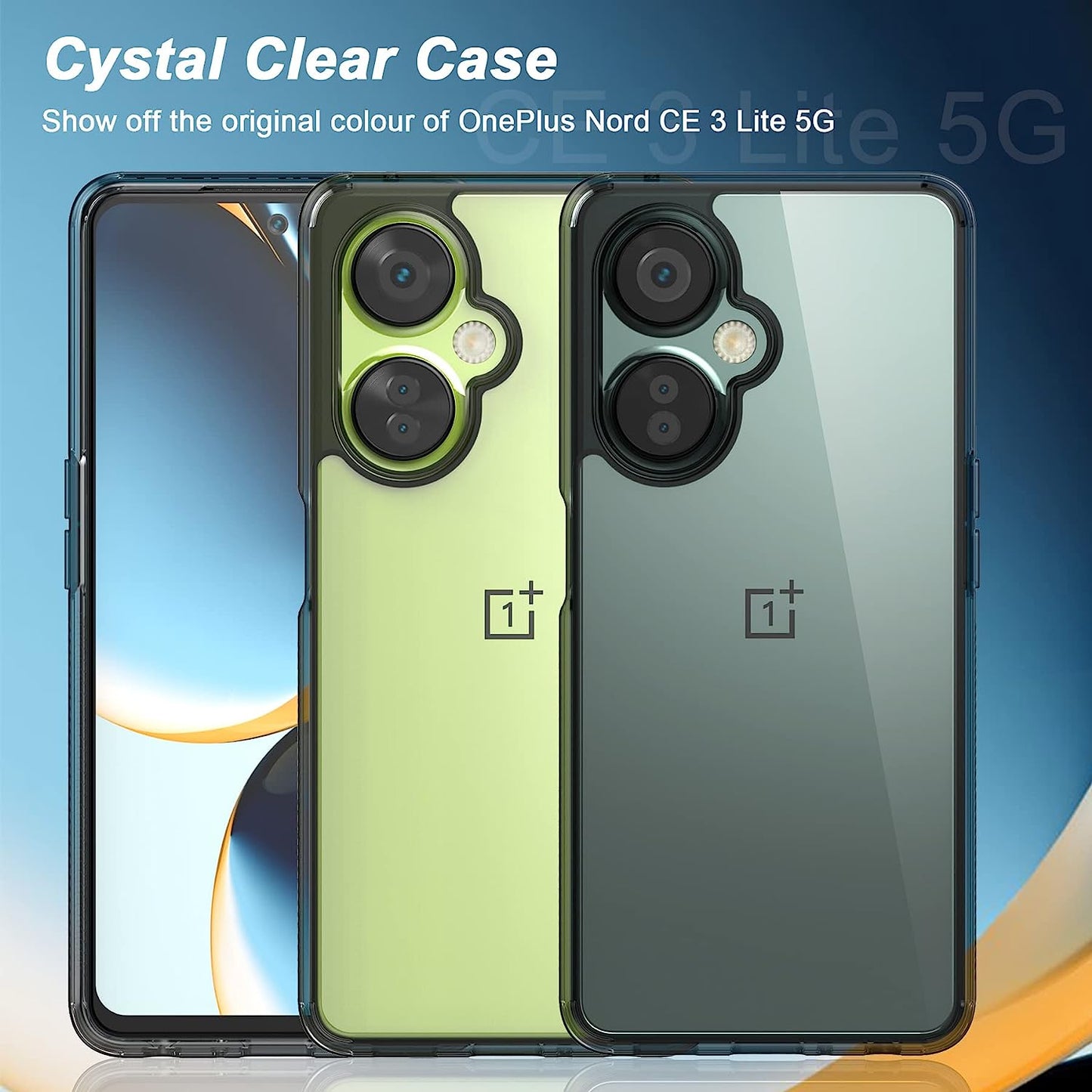 Foluu for Oneplus Nord N30 5G/Oneplus Nord CE 3 Lite 5G Case, Hard PC Back & Soft TPU Bumper Protective Shockproof Case for Oneplus Nord N30 5G 2023  Foluu   