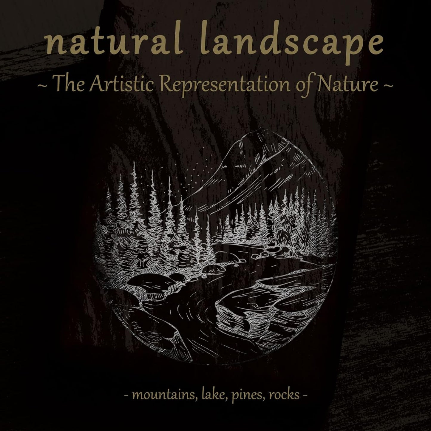 Carveit Wood Case for Galaxy S21 FE Case [Natural Wood & Black Soft TPU] Shockproof Protective Cover Unique Wooden Case Compatible with Samsung S21 FE 5G (Natural Landscape-Blackwood)  Carveit   