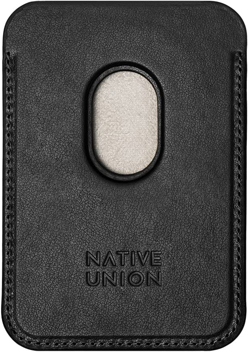 Native Union Clic (Re) Classic Wallet | Magnetic – Magsafe Compatible Card Holder – Extra Secure & Ultra Slim – Safely Stores 3 Essential Cards (Black)  Native Union   