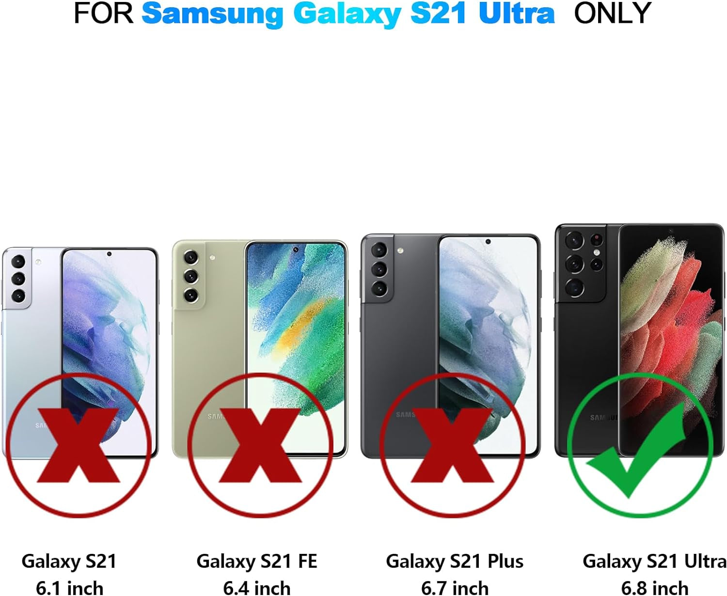 Nvollnoe for Samsung S21 Ultra Case with Card Holder Dual Layer Heavy Duty Protective Galaxy S21 Ultra Case Hidden Card Slot Slim Wallet Case for Samsung S21 Ultra(Rose Gold)  Nvollnoe   