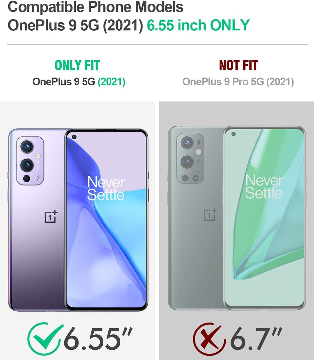 Poetic Spartan Series Designed for Oneplus 9 5G Case, Full-Body Rugged Shockproof Protective Cover with [Premium Leather Texture], Kickstand and Built-In Screen Protector, Metallic Gun Metal  Poetic   