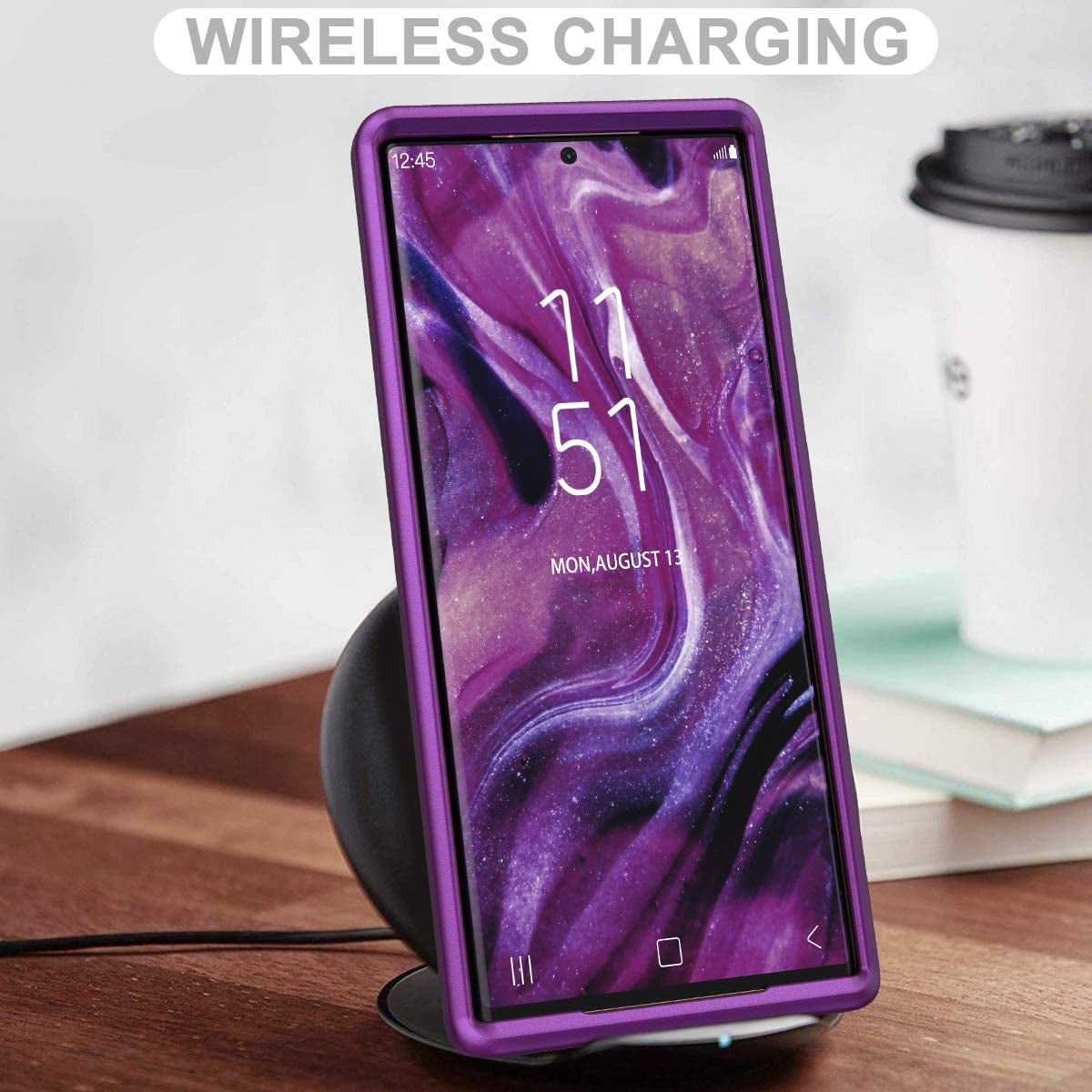Welovecase for Galaxy Note 20 Ultra Case, Cover 3 in 1 Full Body Heavy Duty Protection Hybrid Shockproof TPU Bumper Protective Case for Samsung Galaxy Note 20 Ultra 6.9Inch Purple  WeLoveCase   
