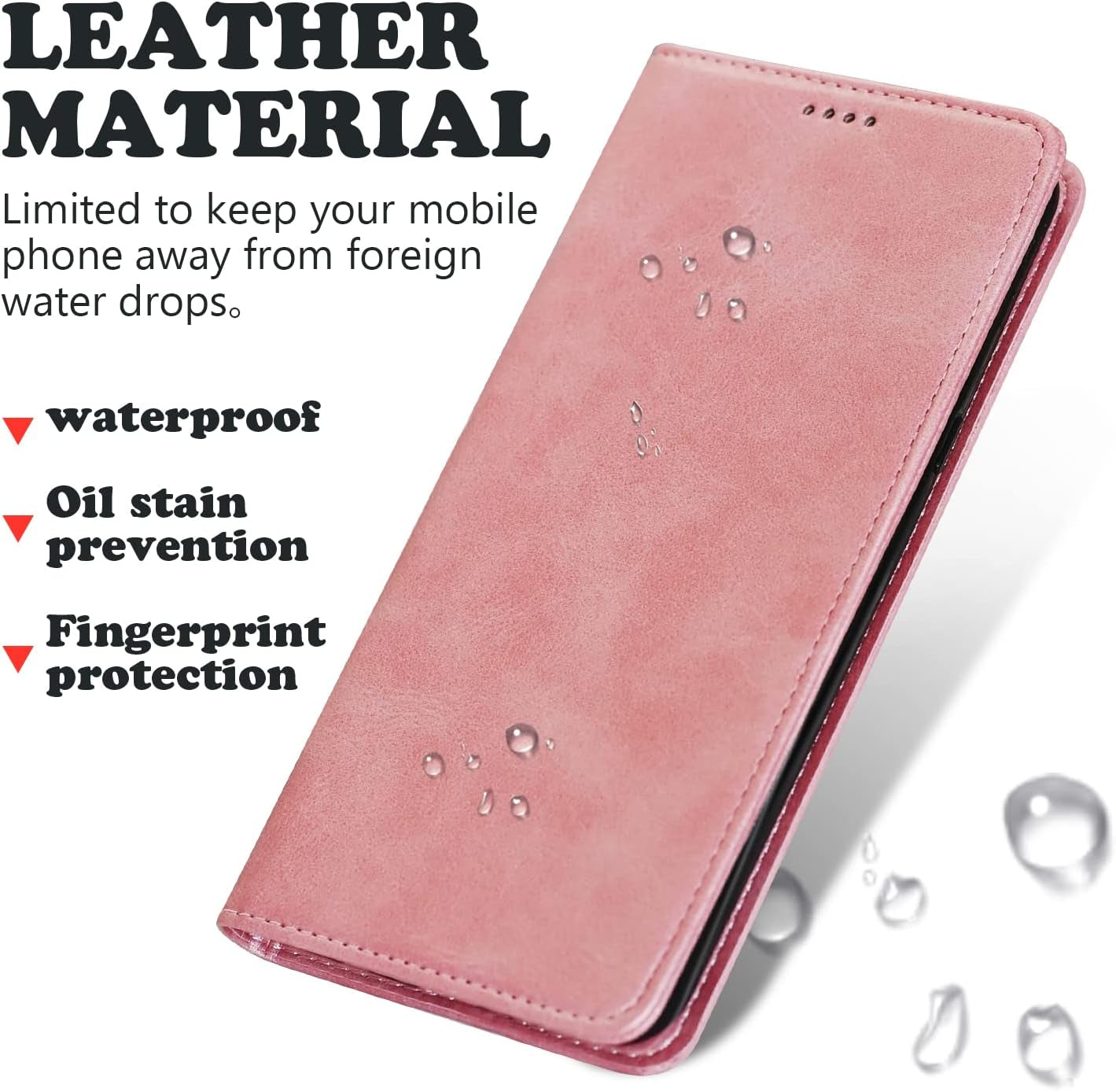 BGTXCZ LG G8 Thinq Case, LG G8 Thinq Wallet Case, [Flip Fold Leather] PU Leather Case with Kickstand Function and ID Credit Card Slot, Magnetic Closure Phone Cover for LG G8 Thinq 5G(Rose Gold)  Xiaoki   