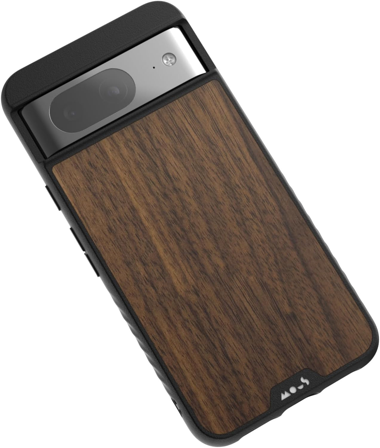 Mous for Google Pixel 8 Case Magsafe Compatible - Limitless 5.0 - White Acetate - Protective Pixel 8 Case - Shockproof Phone Cover  Mous Walnut Google Pixel 8 