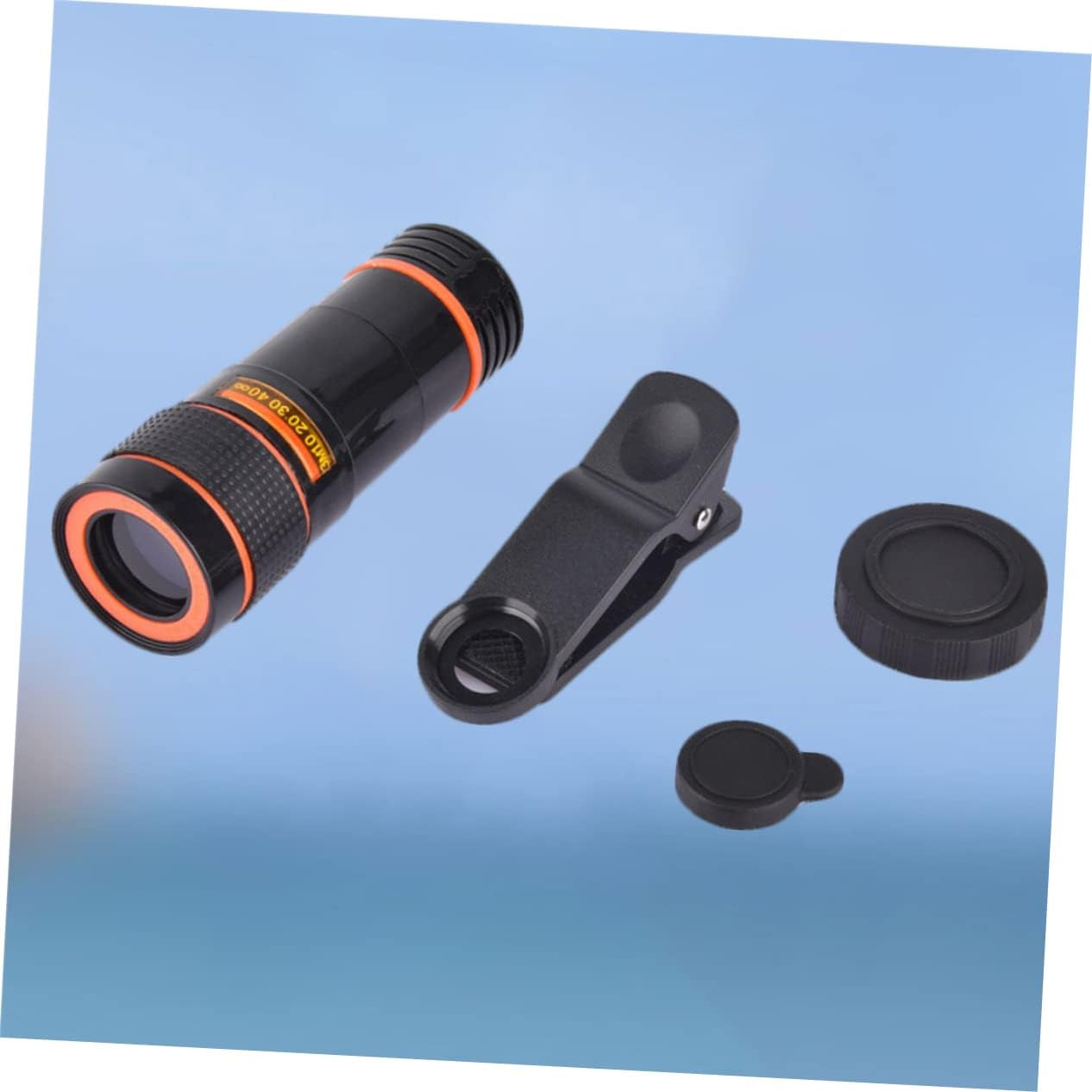 UKCOCO Phone Lens Camera Accessories Telephoto Lens Monocular Zoom Optical Lens Telephoto Lens with Tripod Camera Lens Appendix Tripod Black Telephoto Cell Phone Lens  UKCOCO   