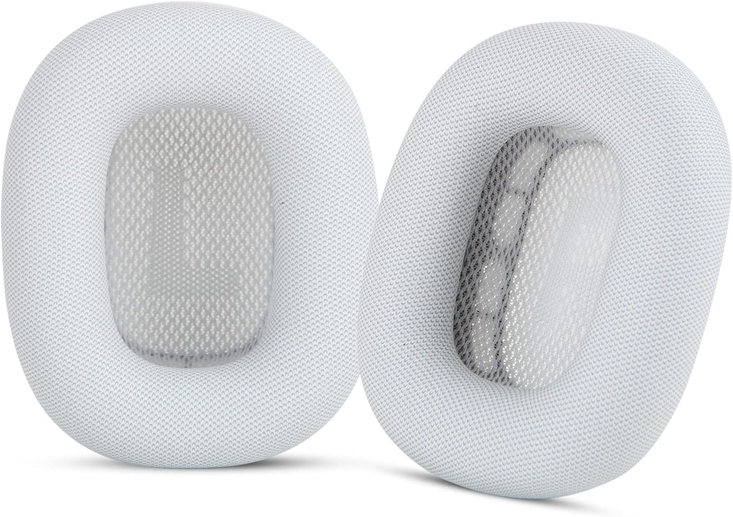 Earpads for Apple Airpods Max Earpad Replacement Sweat Proof Ear Cushions Airpods Max Ear Pad Earcups with Protein Leather, Memory Foam and Magnet Blue  Earrock Silvery Protein Leather 