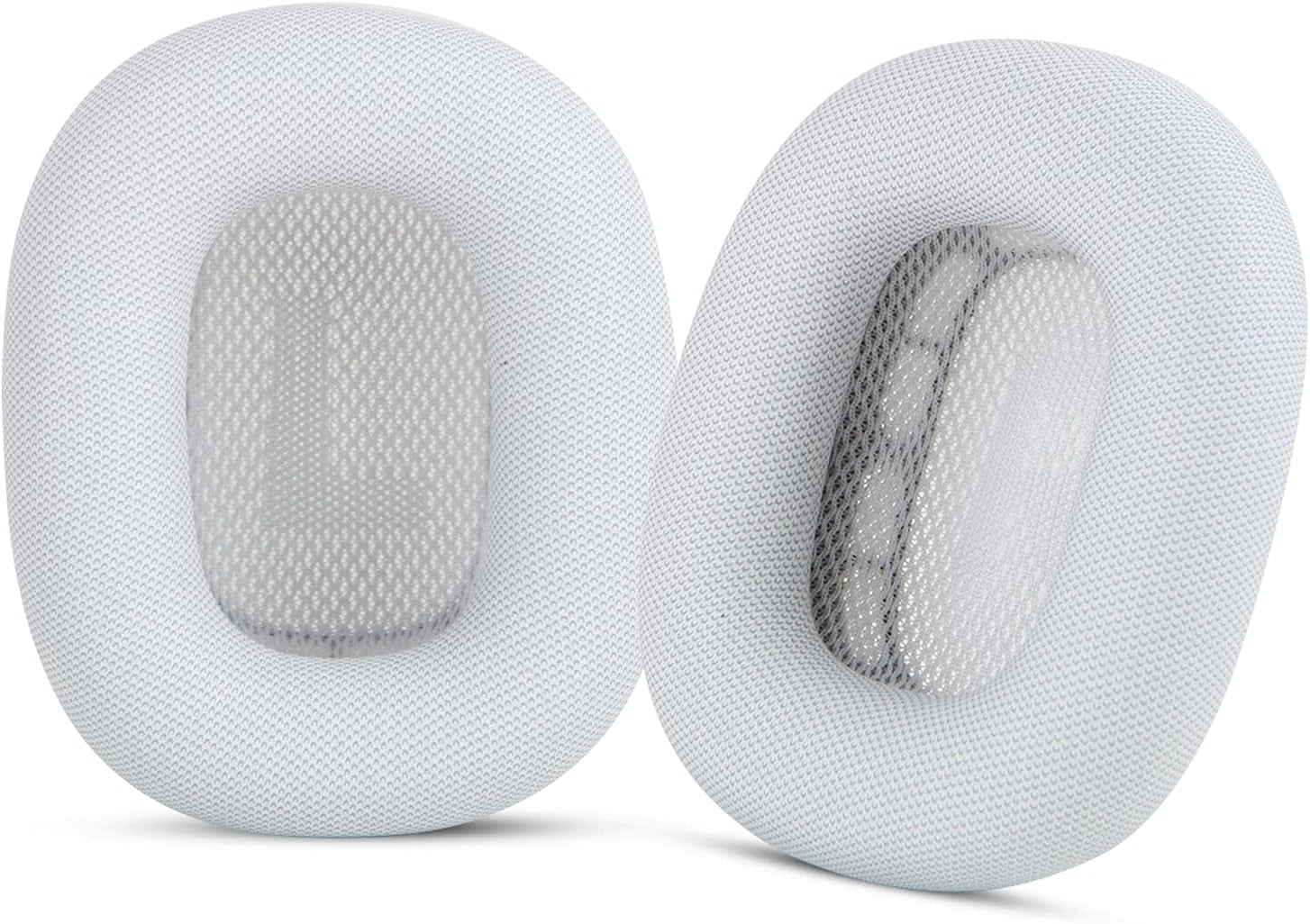 Earpads for Apple Airpods Max Earpad Replacement Sweat Proof Ear Cushions Airpods Max Ear Pad Earcups with Protein Leather, Memory Foam and Magnet Blue  Earrock Silvery Protein Leather 