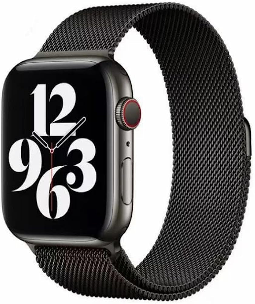 2 Pack Metal Band Compatible with Apple Watch Bands 40Mm 38Mm 41Mm 45Mm 44Mm 42Mm 49Mm, Stainless Steel Milanese Mesh Loop Magnetic Wristband for Iwatch Series 8 7 6 5 4 3 2 1 SE Ultra for Women Men  Generic   