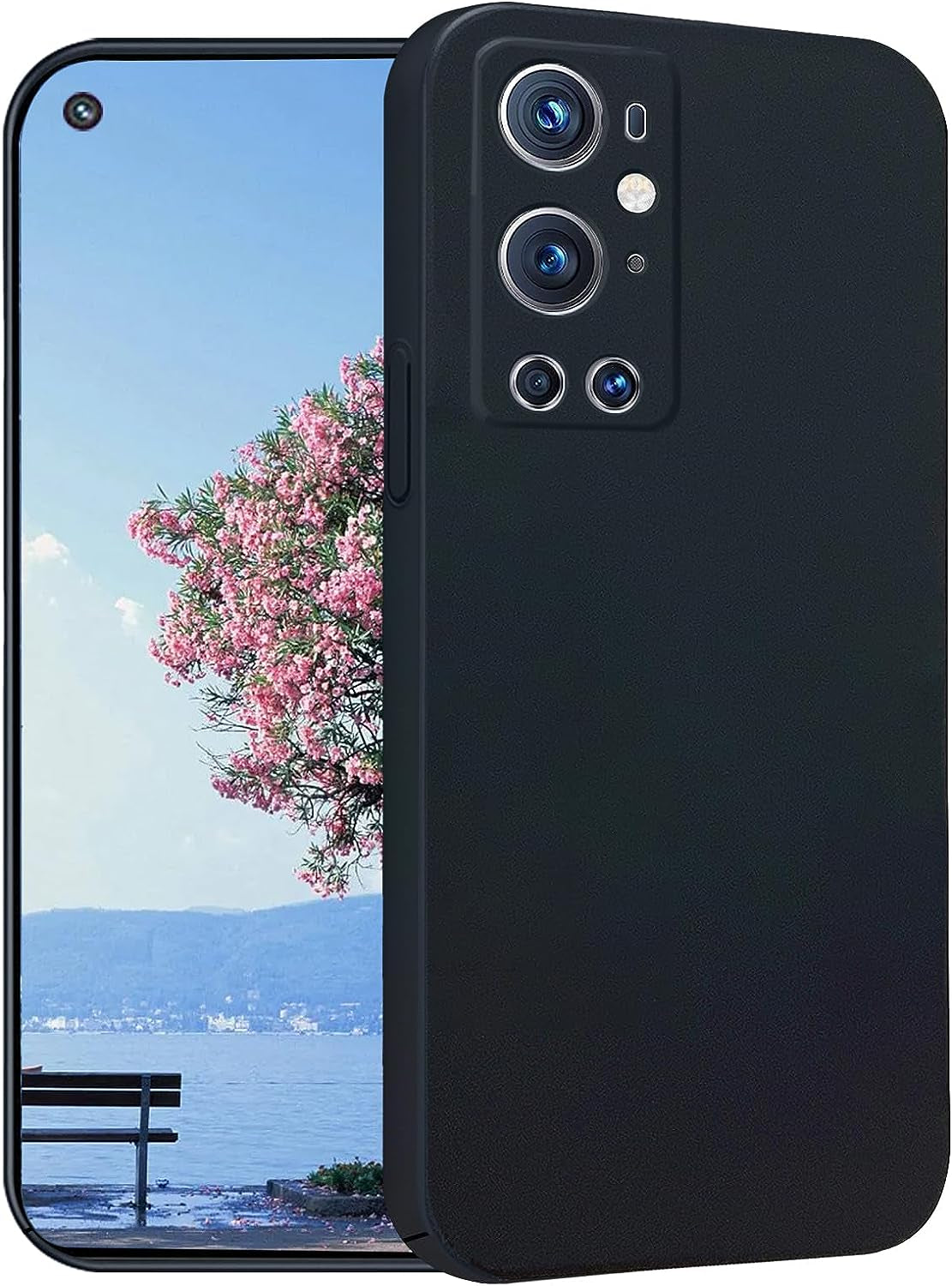 Yarxiawin for Oneplus 9 Pro Case Shockproof Pink, Oneplus 9 Pro Phone Case Thin Hard PC Protective Case Anti-Fingerprint Cover with Ultimate Delicate Touch Feeling (Blue)  Yarxiawin Black  