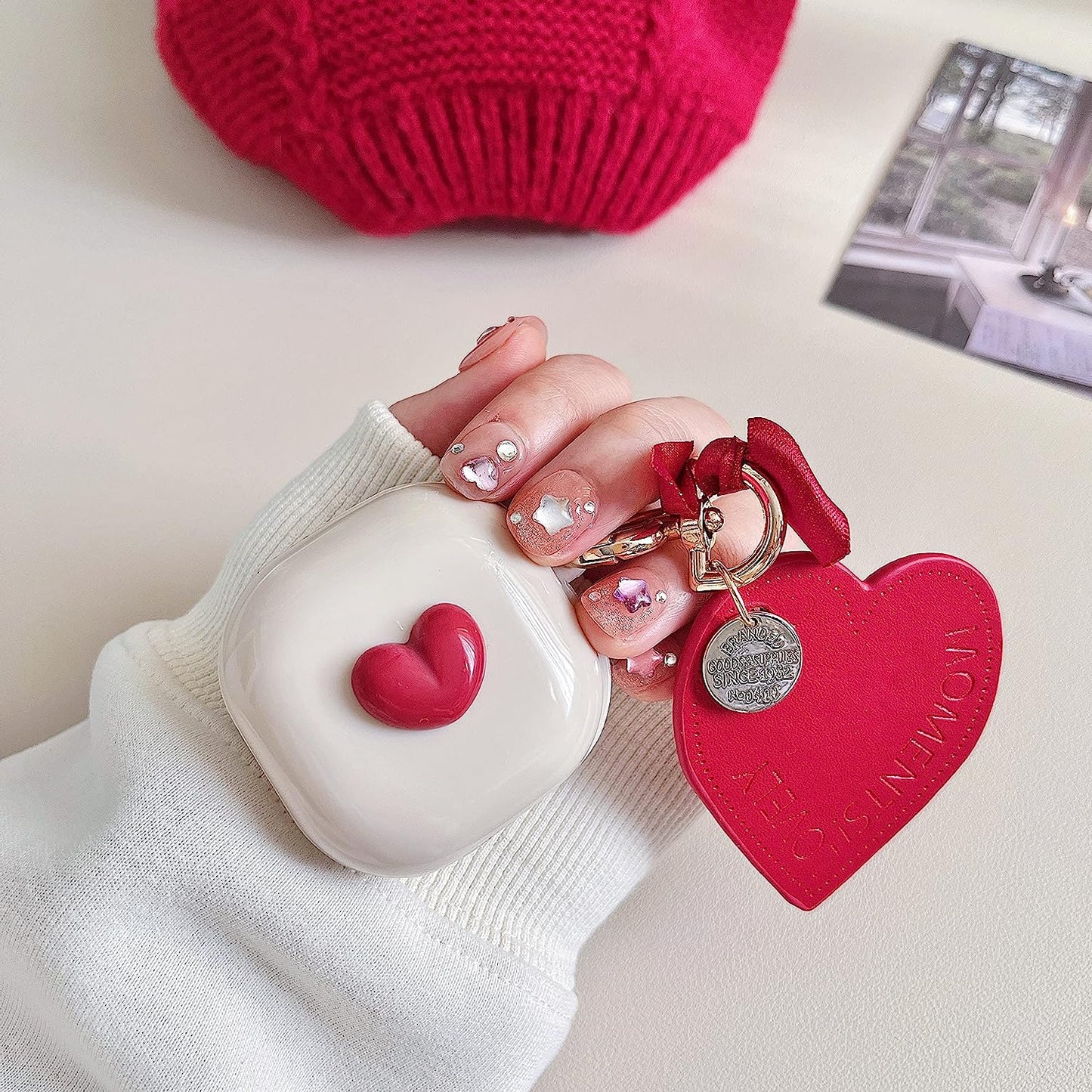 CASEVERSE Case for Samsung Galaxy Buds2 Pro/Buds 2 /Buds Pro/Buds Live with Keychain, Cute Funny Camera Protective Hard PC Headphones Covers  CASEVERSE   