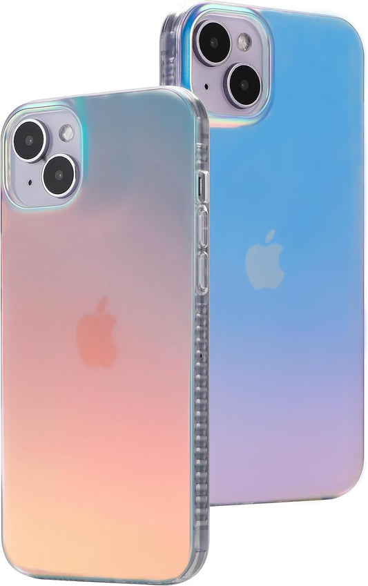 LONLI Hue - for Iphone 14 plus - Fluorescent Iridescent Translucent Matte Phone Case - Just in Case Series  LONLI CO., LIMITED   