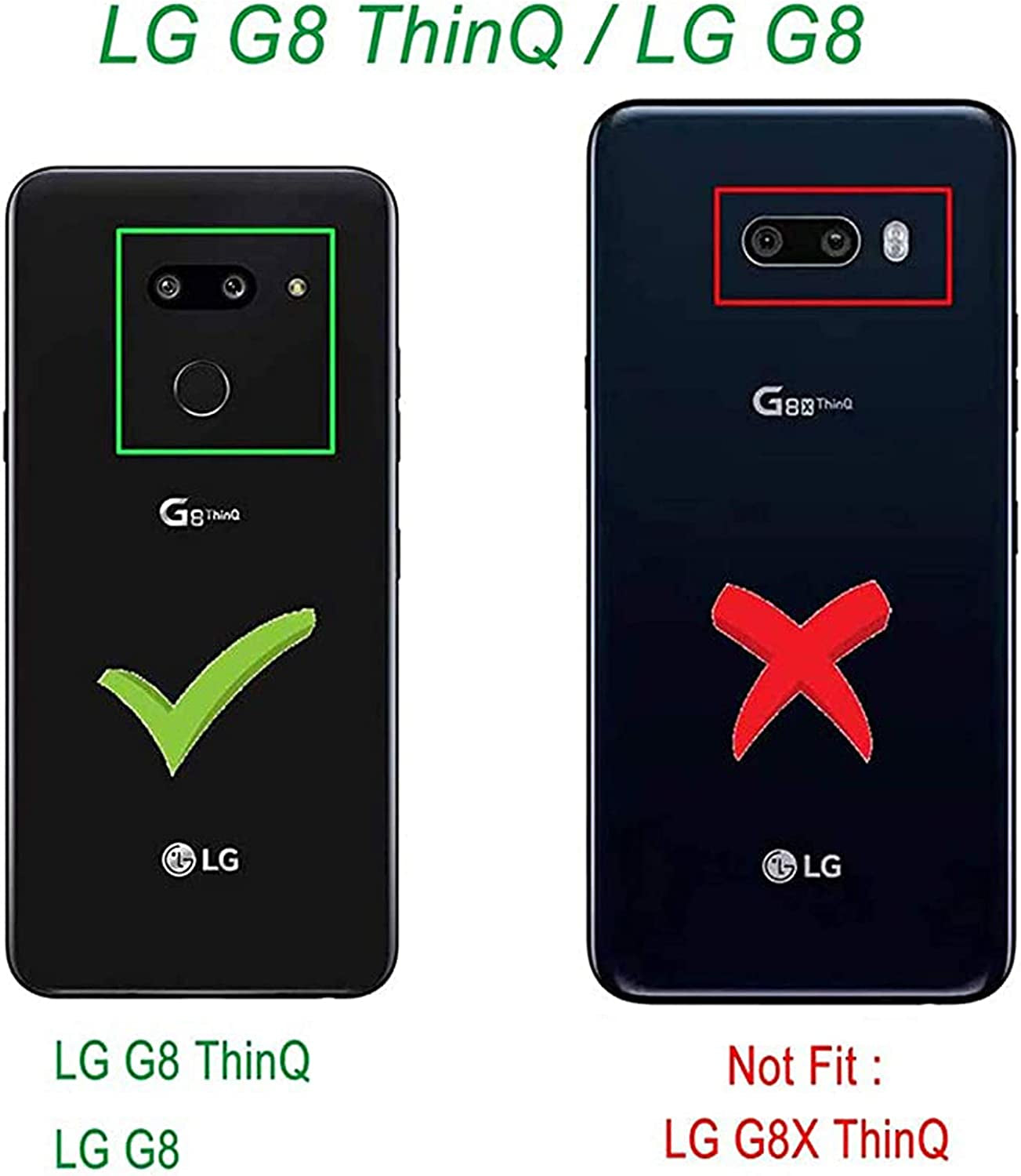 Asuwish Compatible with LG G8 Thinq Wallet Case Tempered Glass Screen Protector Card Holder Stand Kickstand Cell Accessories Leather Phone Cases for LGG8 Thin Q G 8 LG8 G8Thinq Lgg8Thinq 8G Black  Asuwish   