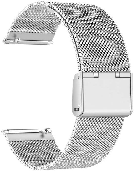 Wscebck for Garmin Vivoactive 3 4 4S Strap Milanese Metal Watch Band for Garmin Accessoires Forerunner 245/645 Venu 2 2S plus Bracelet  Wscebck   