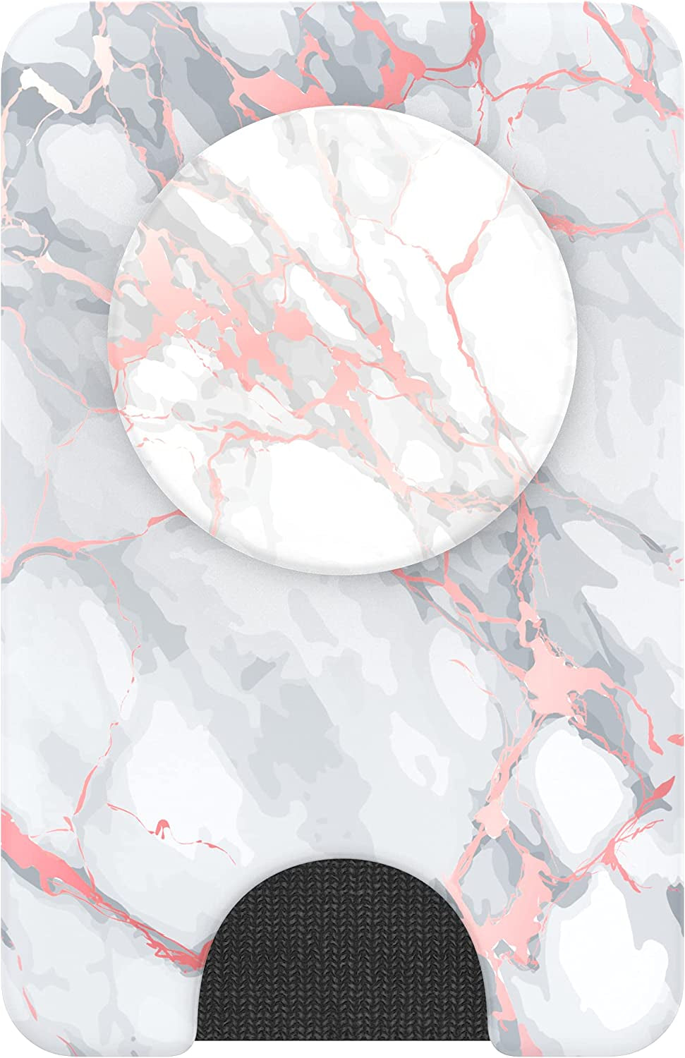 Popsockets Phone Wallet with Expanding Grip, Phone Card Holder, Wireless Charging Compatible, Wallet for Magsafe - White Clear  PopSockets Rose Gold Lutz Wallet 