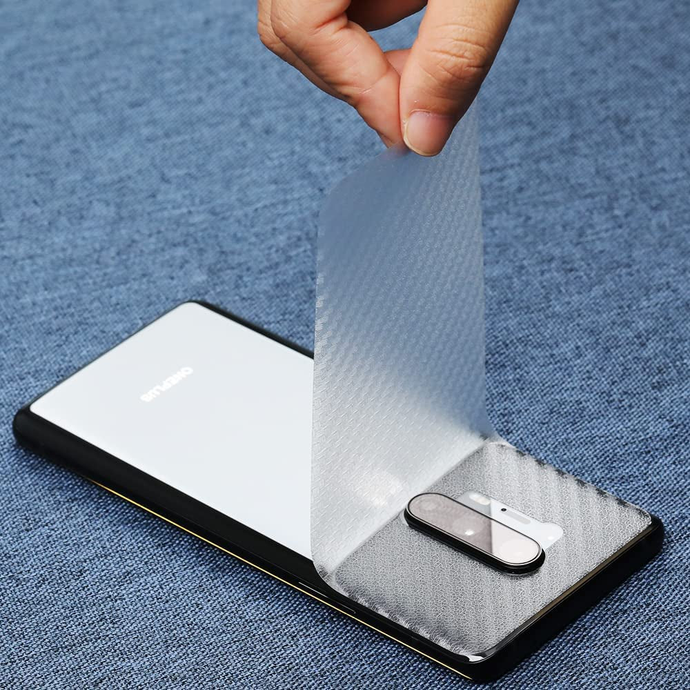 Ibywind Screen Protector for Oneplus 8 Pro,With 2Pcs Flexible TPU Film,1Pc Camera Lens Protector,1Pc Backing Carbon Fiber Film [Fingerprint Reader,Easy to Install]  IBYWIND   