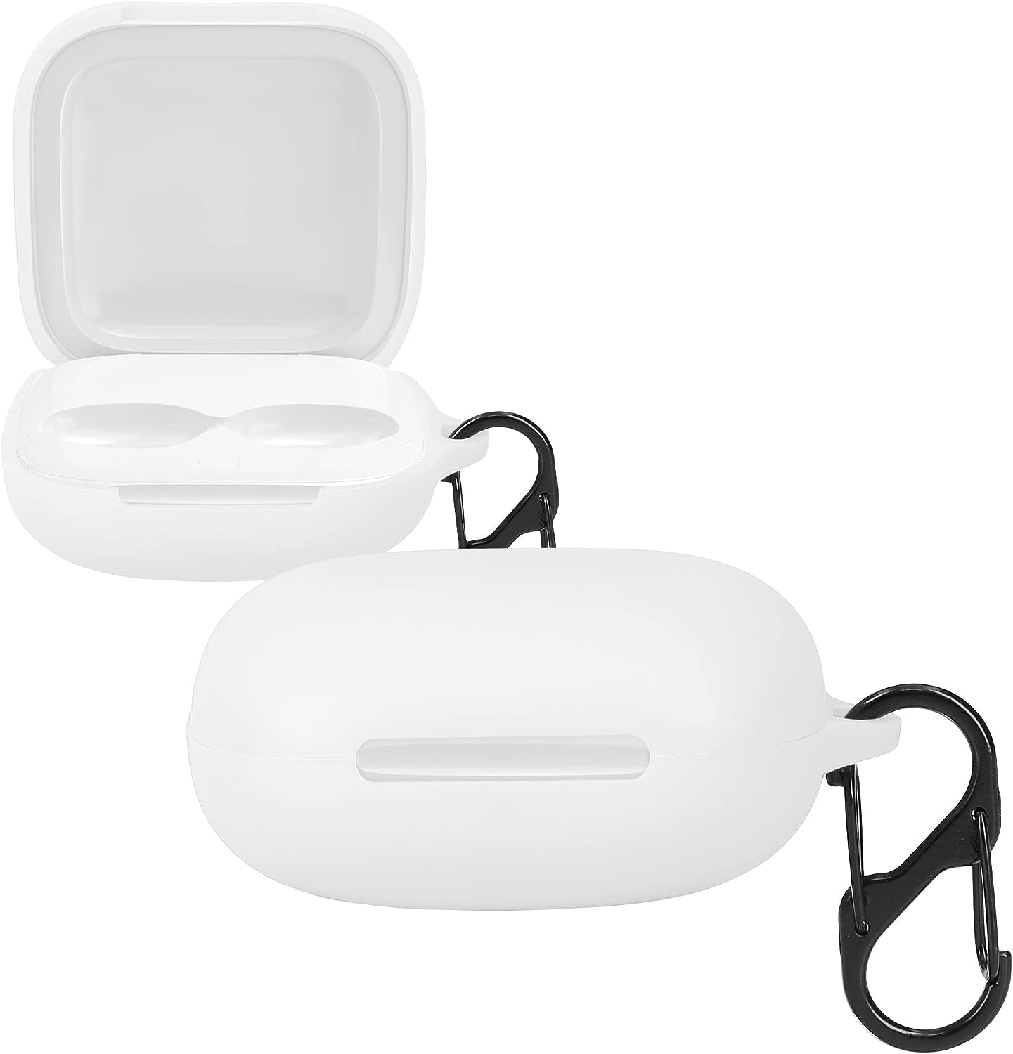 Kwmobile Case Compatible with Beats Fit Pro Case - Silicone Cover Holder for Earbuds - White  KW-Commerce   