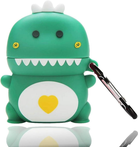 Xuyoz Airpods Case Cover, Cute 3D Cartoon Silicone Airpod Protective Skin Air Pod Case Funny Cover Airpod 2 Case with Keychain for Girls Women Men Compatible with Airpods Charging Case 1& 2  Xuyoz   