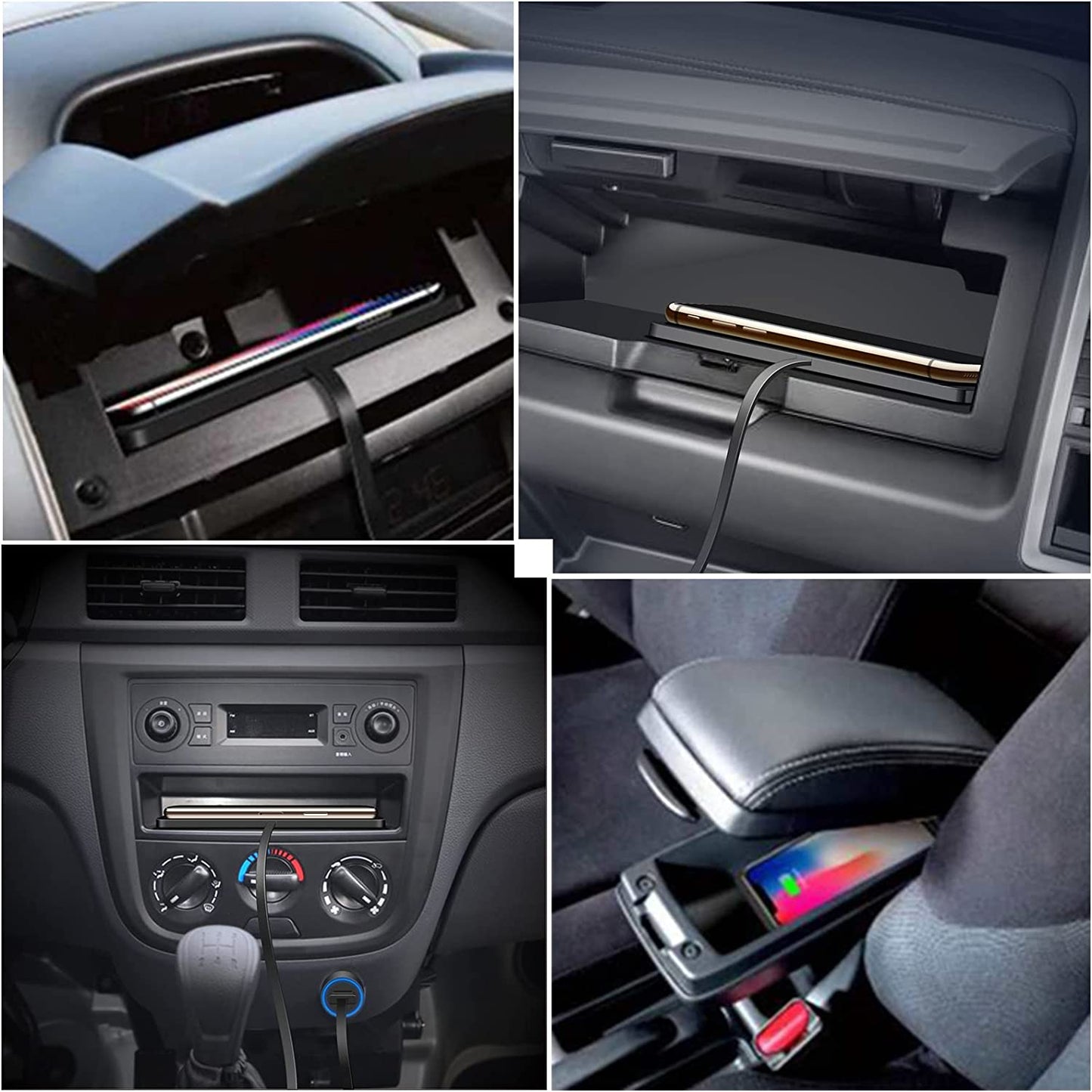 Wireless Charger,Polmxs Wireless Car Charger Charging Pad 10W Wireless Phone Charger Fast Non Slip Charger for Car Android Wireless Charging Mat for Cell Phone Galaxy 21/20 NOTE10 S9S10 S8(C1Y)  POLMXS   