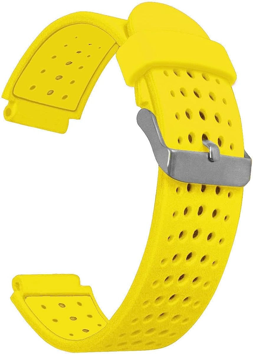 XIRIXX Fashion Silicone Wrist Band for Garmin Forerunner 220 230 235 620 630 Smart Watch Strap Watchband for Forerunner Fitness Tracker  XIRIXX Yellow  