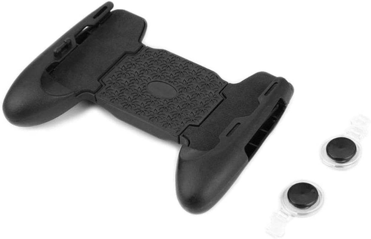 Mobile Joystick Controller Grip Case for Smartphones, Mobile Phone Gaming Grip with Joystick, Controller Holder Ergonomic Design (Black Type 01)  SUPIA   
