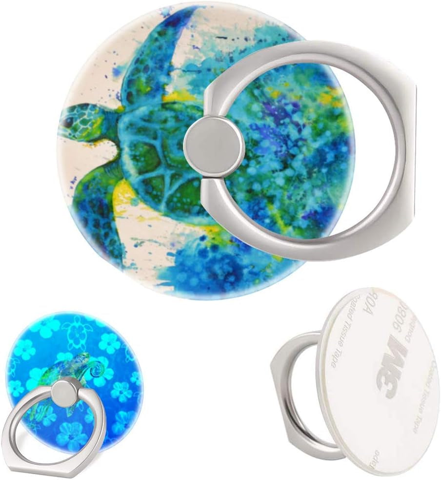 3 Pack/Sea Turtle Cell Phone Ring Holder 360 Degree Finger Ring Stand for Smartphone Tablet  LoveStand   