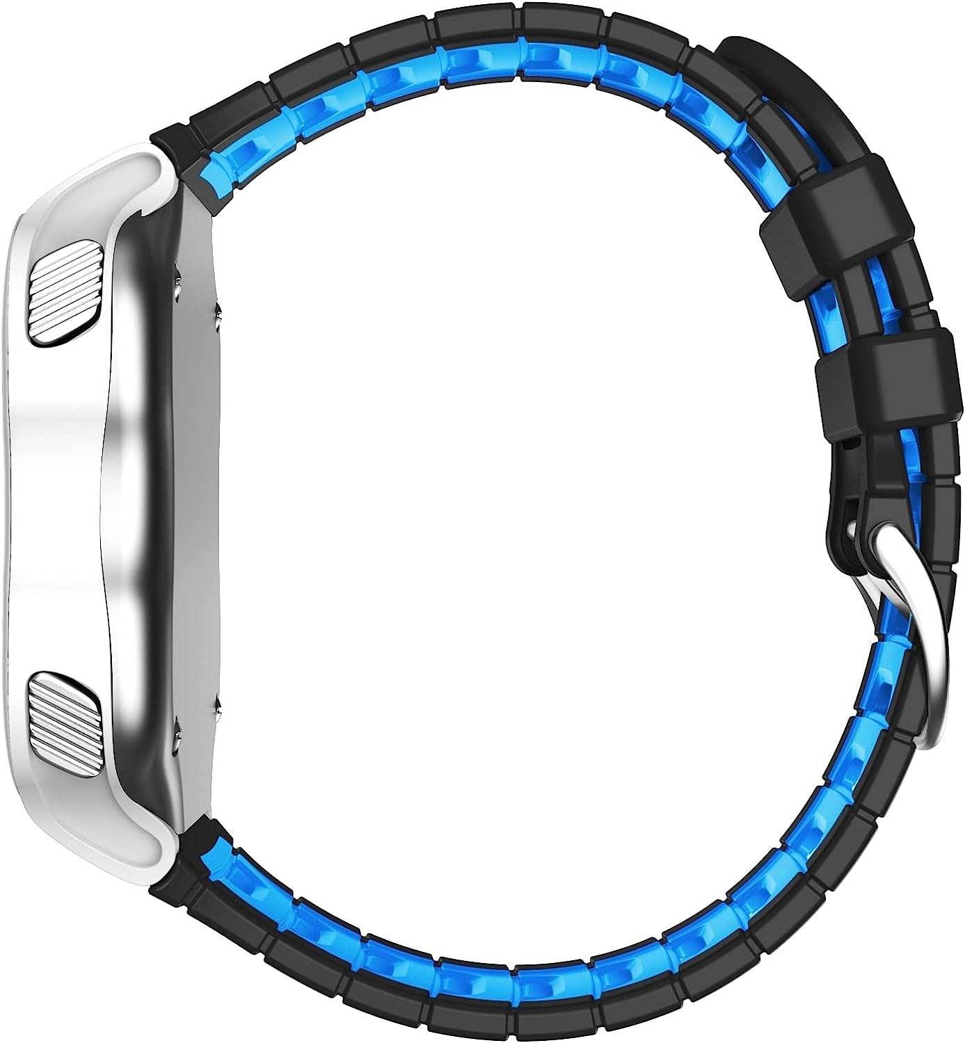 BKUANE Double Colors Silicone Strap Fashion Easy Fit Watch Band for Garmin 920XT Wristband Bracelet  BKUANE   