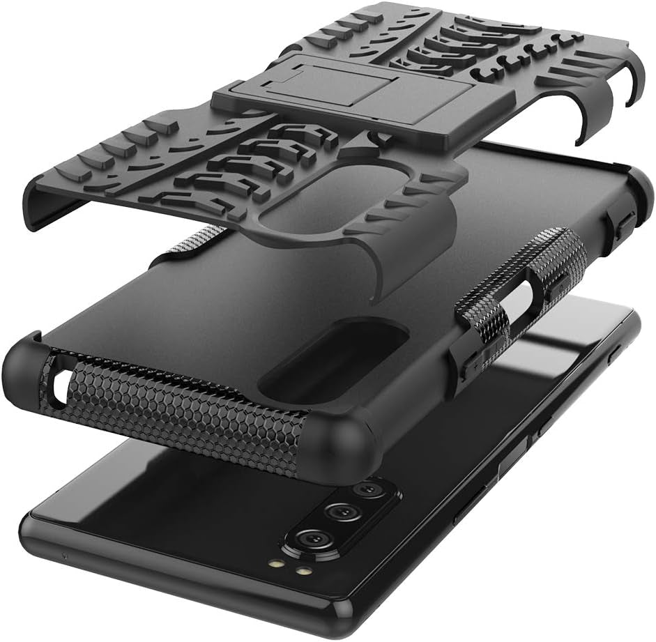 Jielangxin Keji Case for Sony Xperia 5 Case Cover,Case for Sony Xperia 5 J8210 J8270 J9210 Case Shockproof Mobile Phone Case Stand Blue  Jielangxin Keji   