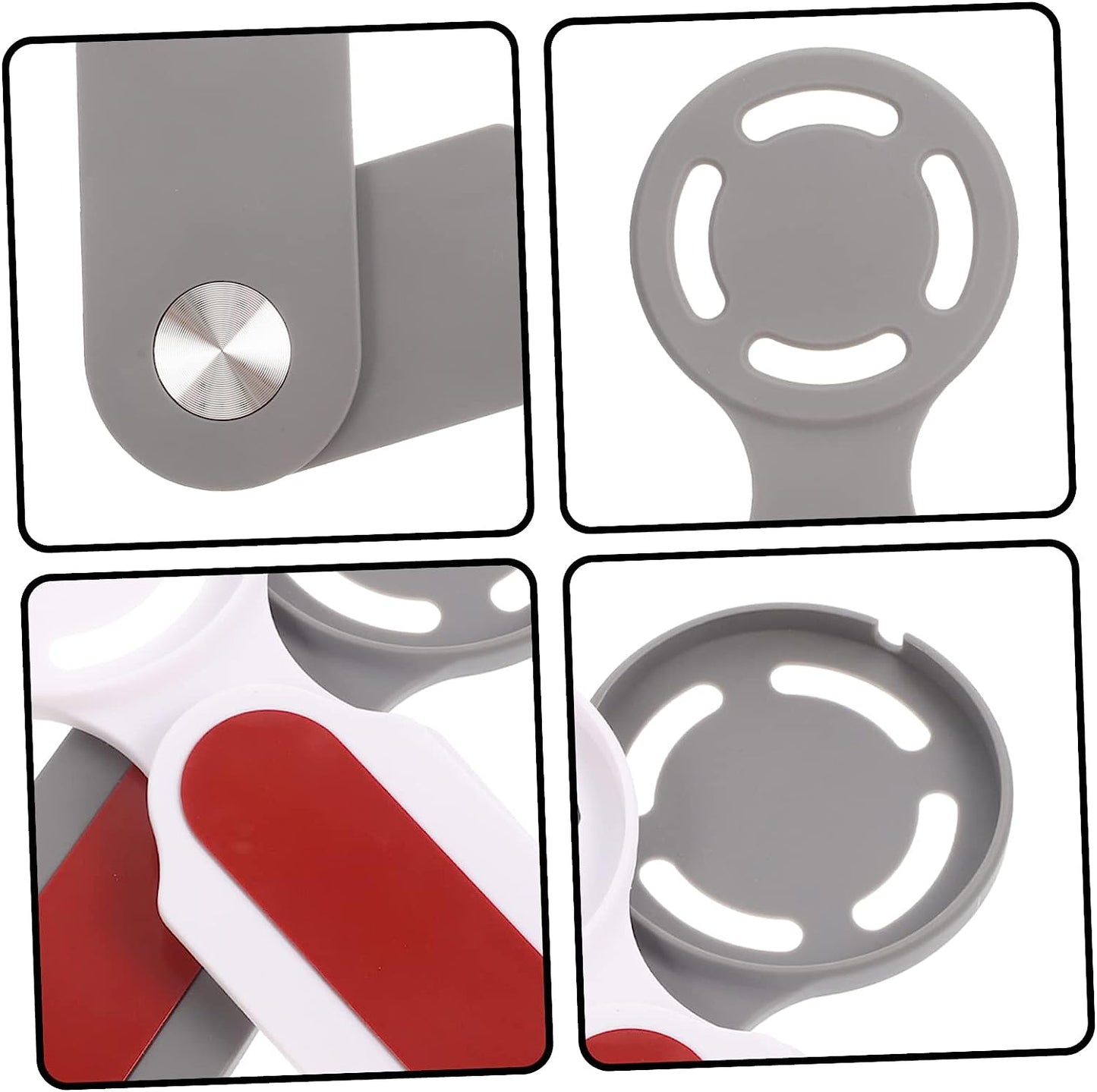 Gatuida 2Pcs Mobile Phone Holder PC Laptop Magnetic Phone Holder Magnetic Cell Phone Holder Tablet Stand for Desk Magnetic Laptop Shelf Laptop Cell Phone Cradle Cell Phone Mount Magnetic  Gatuida   