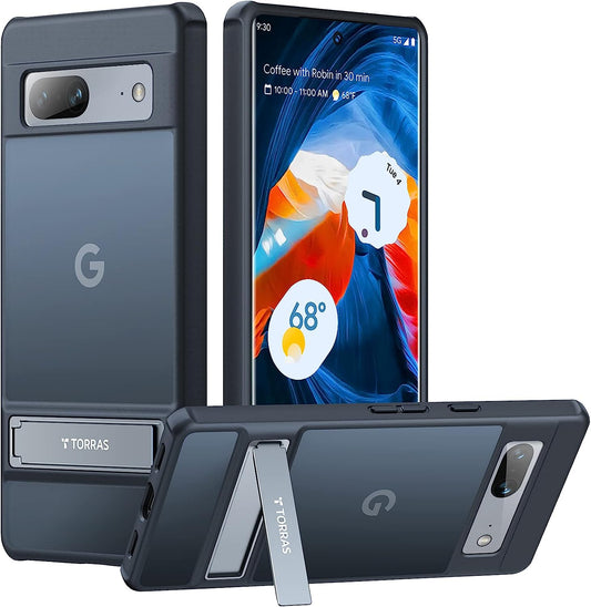 TORRAS Marsclimber for Google Pixel 7A Case [8FT Military-Grade Protection] [3 Stand Ways] with Firm Kickstand Comfortable and Non-Slip Gripping for Google Pixel 7A Phone Case Slim 5G 6.1 Inch, Black.  TORRAS   
