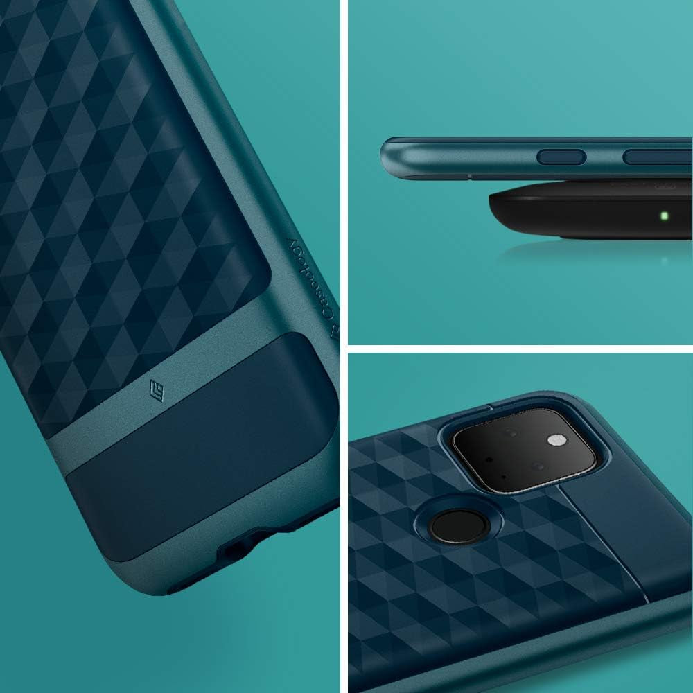 Caseology Parallax for Google Pixel 5 Case (2020) - Aqua Green  Caseology   