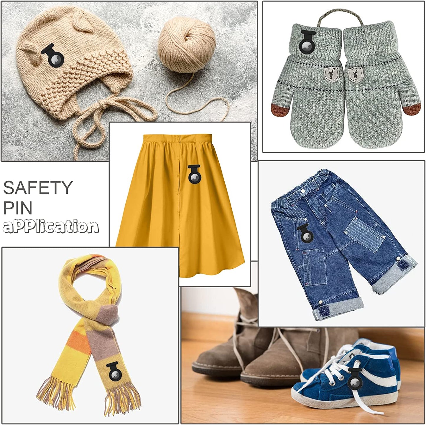 HLHGR Airtag Case Holder for Kids,Hidden Apple Air Tag Holder for Kids -Elderly Pet Clothing Safer Easy to Keep Hidden Pink…  HLHGR   