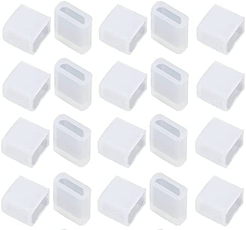LAMPVPATH 20 Pcs Micro USB Male Port Plug, Micro USB Male anti Dust Cover Plug Protector Stopper Cap-White  LampVPath   