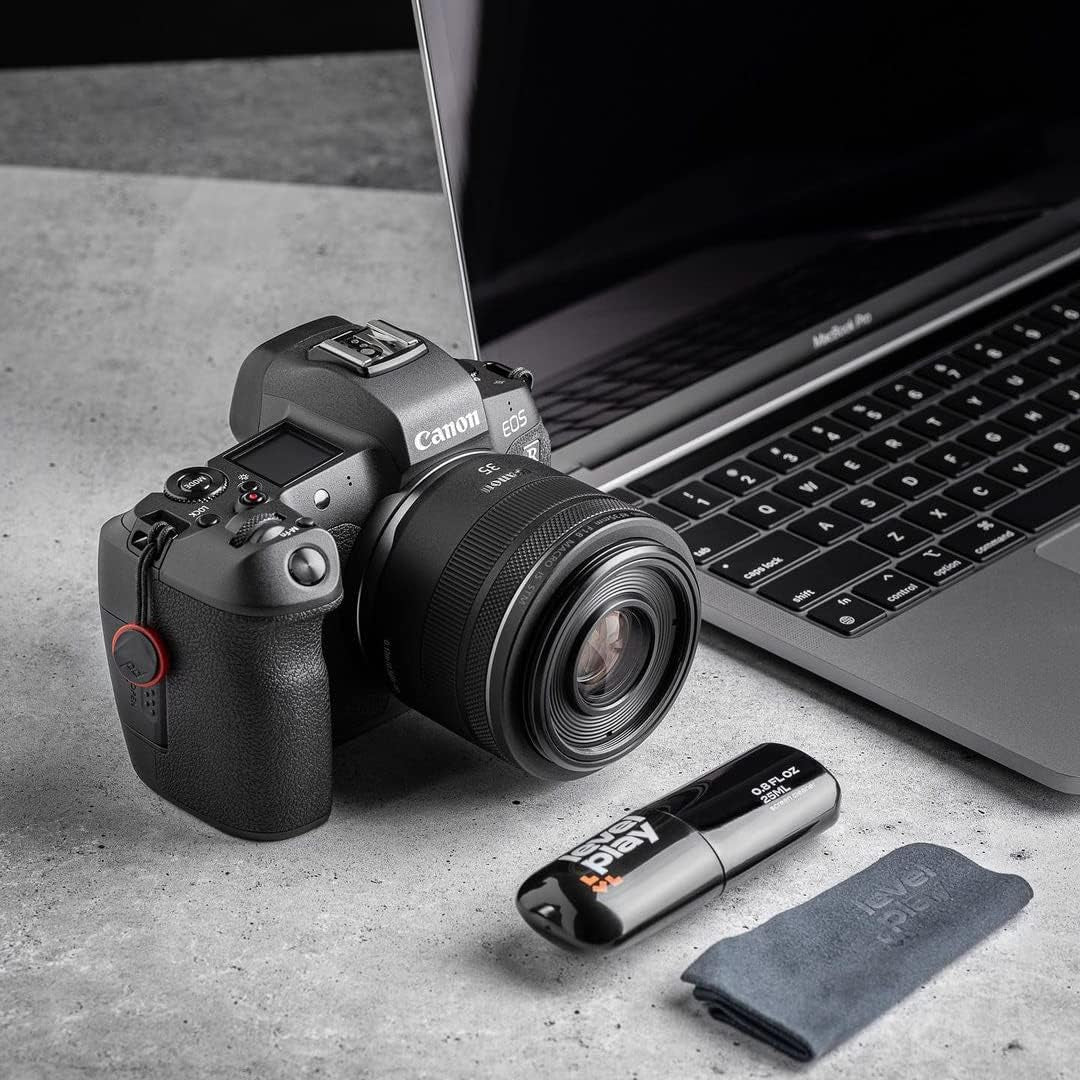 Screen Cleaner Spray (0.8Oz) - Iphone Cleaner, Cleaner Spray for Laptop, Computer, Macbook, Ipad, Tablet, Lens Cleaner, Eyeglass Cleaner Kit | Alcohol-Free | Microfiber Cloth Wipes  Levelplay   