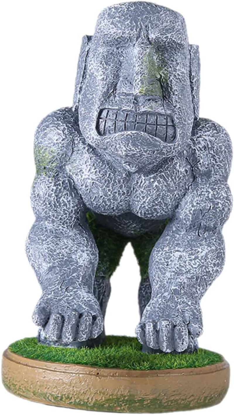 Cabilock 2Pcs Controller Smartphones Ornament Game Gaming Decor Unique Monolith Phone Head Headphone Moai All Accessories Decorative Handle Craft Wear-Resistant Accessory Novel Cell Stone  Cabilock   