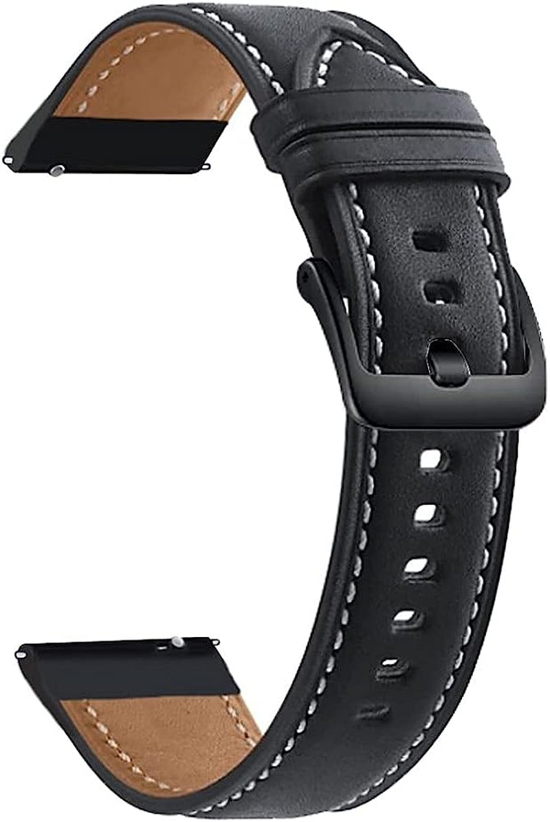 NDJQY Genuine Leather Replacement Strap for Garmin Venu 2 plus Smart Wristband for Garmin Venu 2 SQ Forerunner 245 645 158 Watch Band  NDJQY C For Forerunner 645 