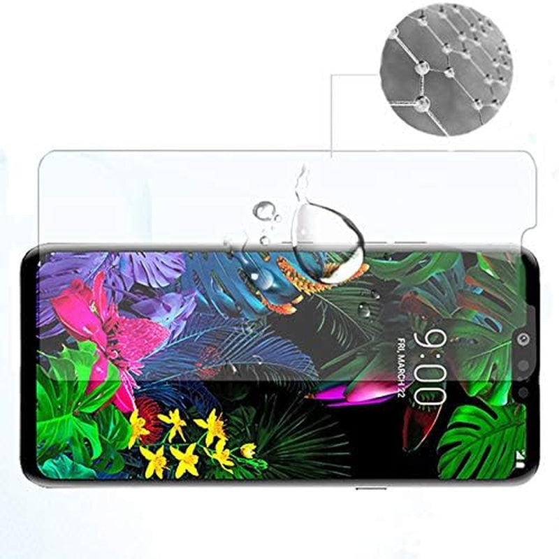 For LG G8 Thinq Tempered Glass Screen Protector, [2-PACK] HD Transparent Case Friendly Screen Protective Film for LG G8 Thinq  LG G8 ThinQ Clear Glass   
