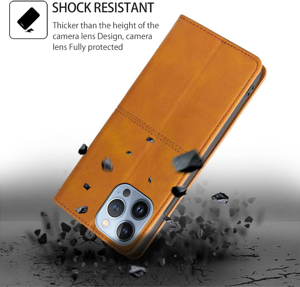 BANLEI2U Phone Cover Wallet Folio Case for LG G7 THINQ, Premium PU Leather Slim Fit Cover for G7 THINQ, Luxury, Light Brown  BANLEI2U   