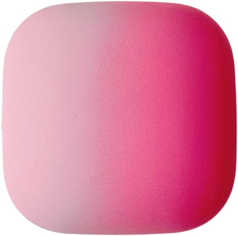 SKPY for Powerbeats Pro Case, Hard PC Shell Gradient Cute Shockproof Protective Case for Powerbeats Pro with Keychain for Boys Girls Teens Kids  SKPY Pink Rose  