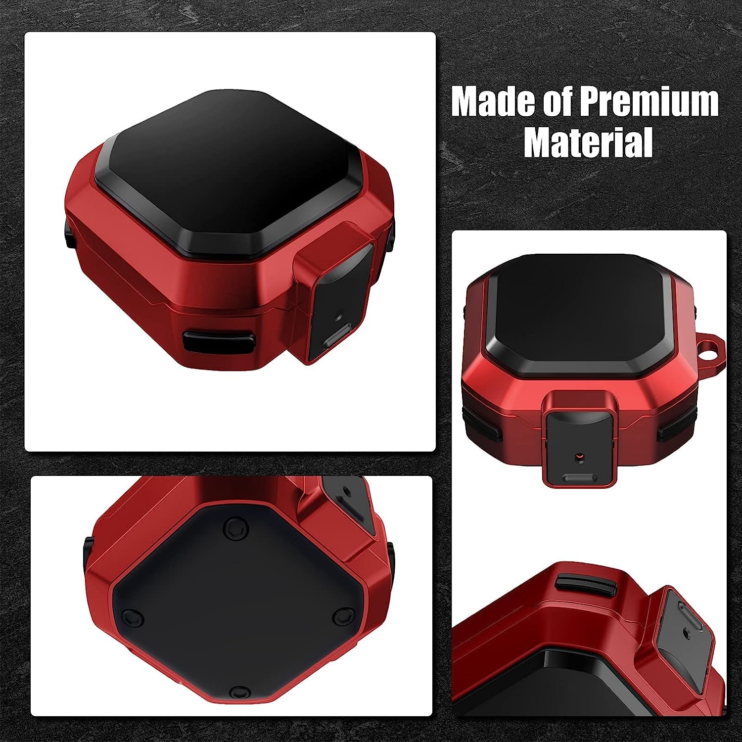 Lechivée for Samsung Galaxy Buds2 Pro Case Buds Pro Case Buds 2 Case Galaxy Buds Live Case with Security Lock Heavy Duty Shockproof Protective Case Cover with Carabiner for Samsung Earbuds Case  leChivée US   