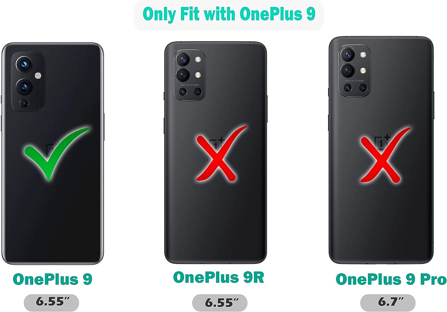 Glisten - Oneplus 9 Case, Oneplus 9 5G Case, 1+ 9 5G Case - Cat Collage Design Printed Slim & Sleek Cute Plastic Hard Snap on Protective Designer Back Phone Case/Cover for Oneplus 9 5G.  Glisten   