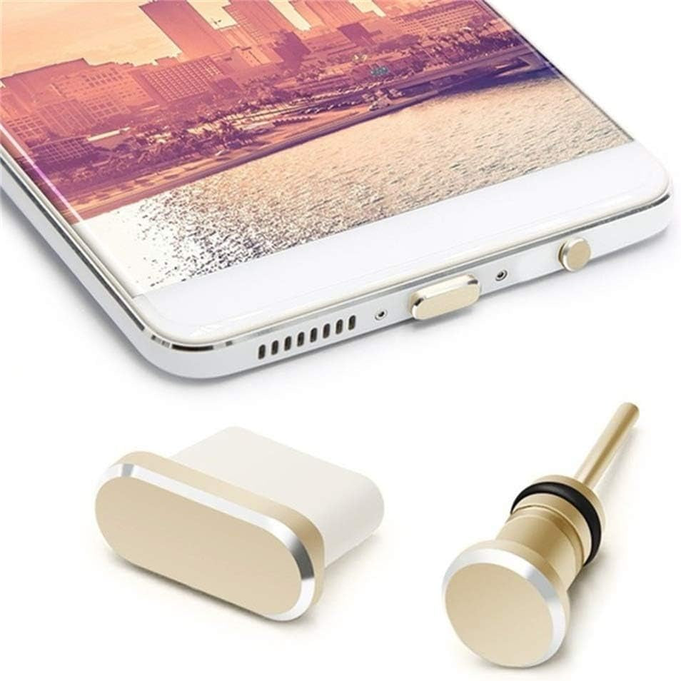 4 Pack Anti-Dust Plug Set Compatible with Type C Charging Port and Earphone Jack, anti Dust Pluggy Caps for USB C Devices as Samsung Galaxy Note 8 plus 9 S9 S9+ S10 S10+ HTC 10 U11 U11+ Oneplus 5 5T  ACKLLR   