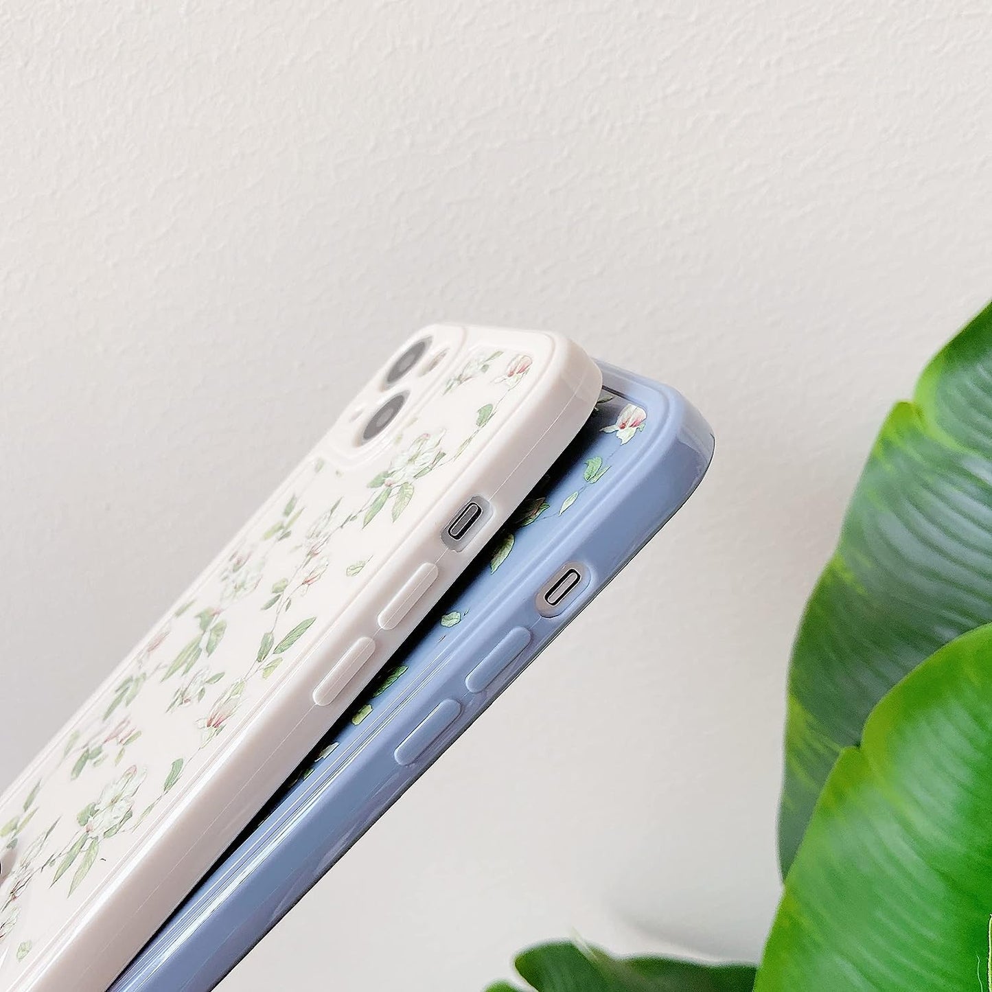 ZTOFERA Compatible with Iphone 13 Case for Girls Women, Floral Flower Pattern Design Silicone Case, Slim Shockproof TPU Protective Bumper Case Cover for Iphone 13,Beige  ZTOFERA   