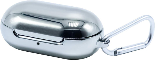 B&B PROS Galaxy Buds & Galaxy Buds+ Case, Soft TPU Shockproof Protective Skin Case Cover with Portable Keychain for Samsung Galaxy Buds & Buds+ (Supports Wireless Charging) (Silver Color)  B&B PROSPECTORS LLC   