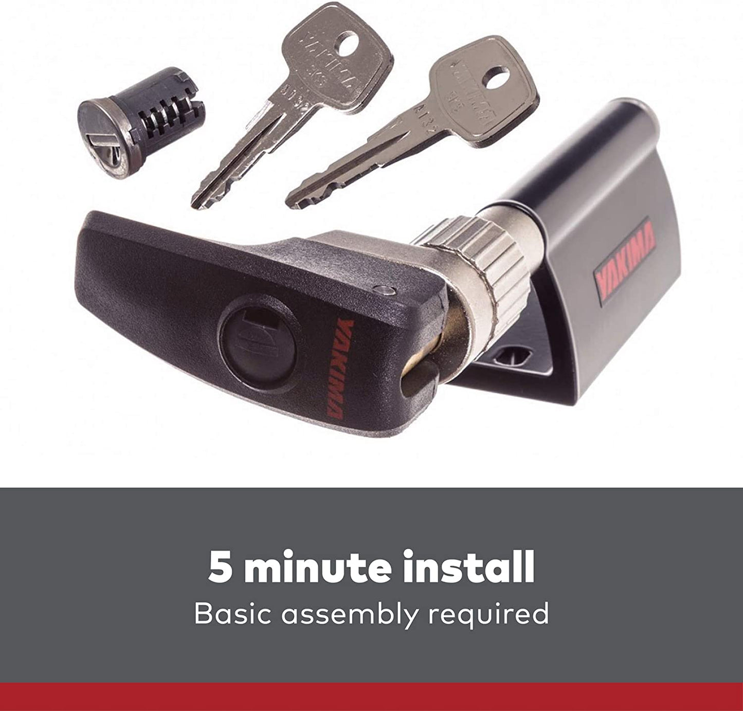 YAKIMA - Locking Blockhead Permanent Locking Fork Mount Bike Rack for Transporting Bikes on Trucks and Trailers with Flat Beds  YAKIMA   