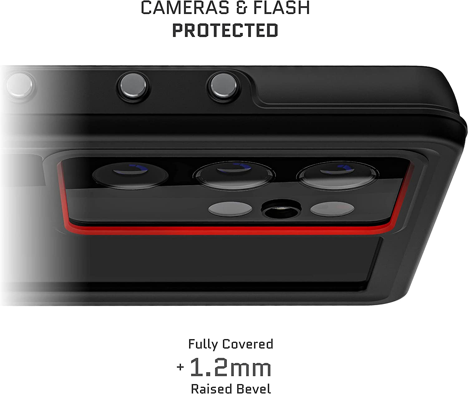 Ghostek NAUTICAL Slim Waterproof Case for Galaxy S22 Ultra 5G - Heavy Duty Shockproof Protection, Built-In Screen & Camera Lens Protector (Black)  Ghostek   